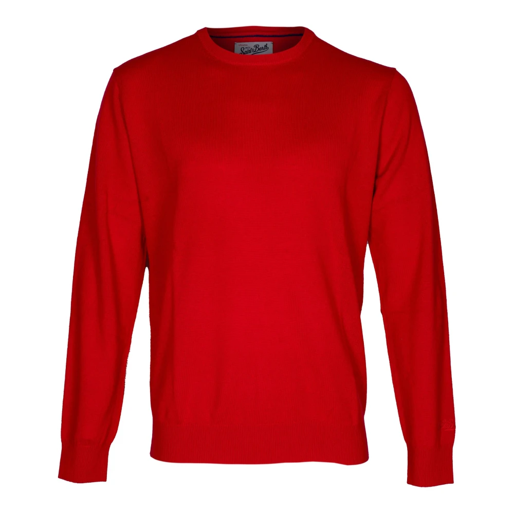 Mc2 Saint Barth Men's Red Regent Jumper