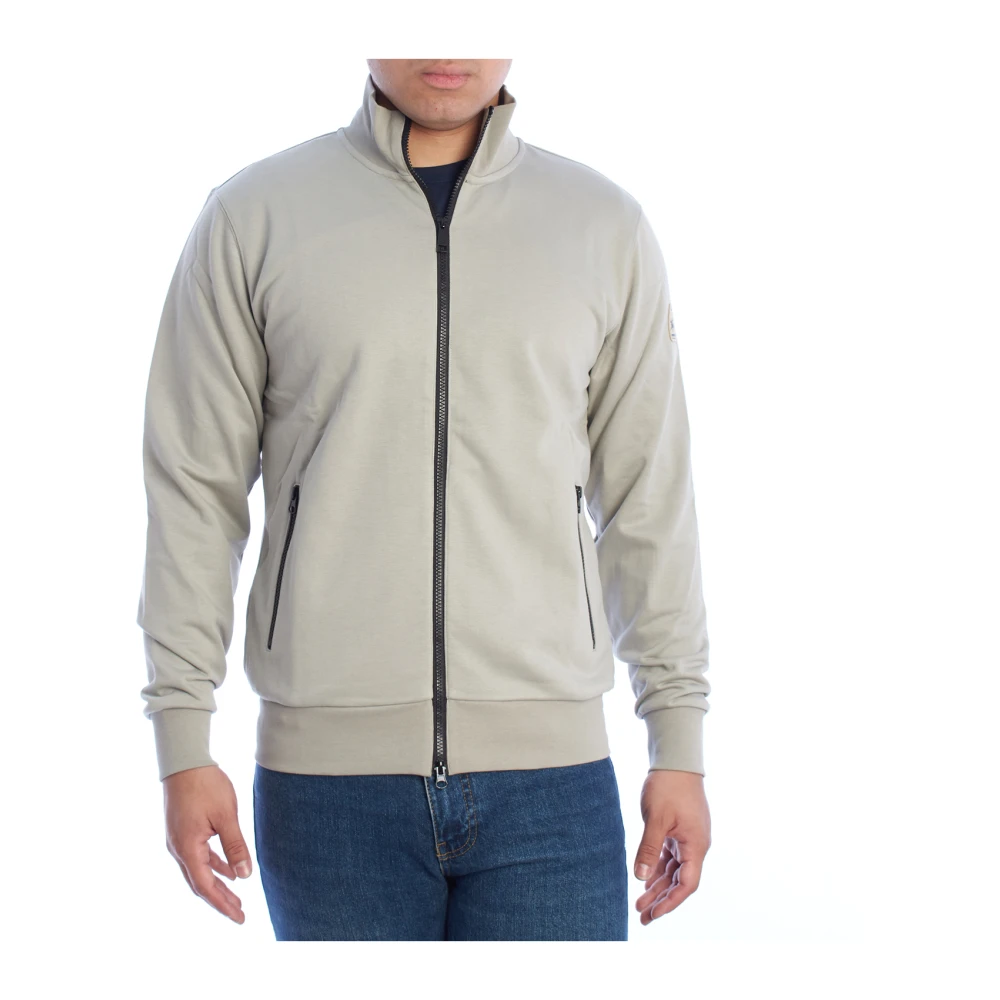 La Martina Men's Gray Zip-Throughs, 3XL, Modern Zip-Up Jumper