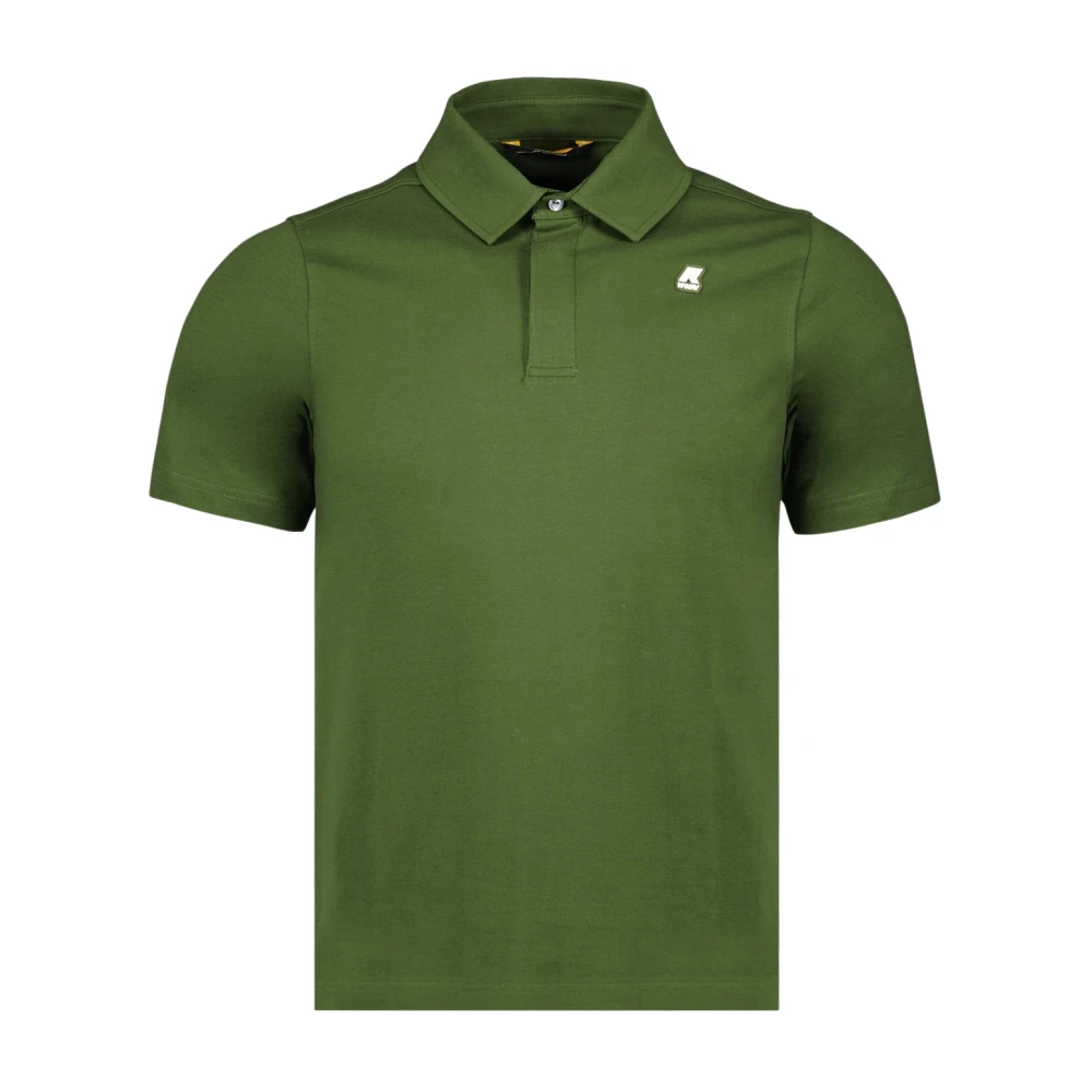 K-Way Men's Green Polo Shirts, M, Polo Vincelle
