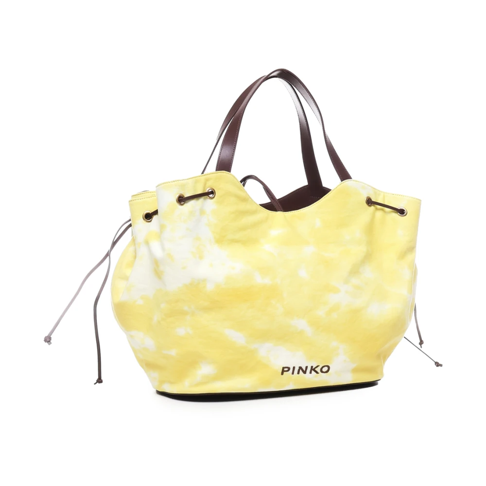 pinko Bucket Bags Yellow Dames