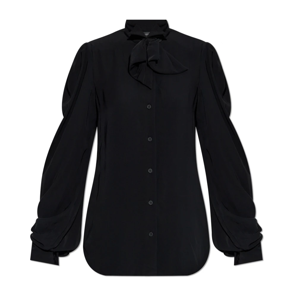 Balenciaga Overhemd met stropdassen Black Dames