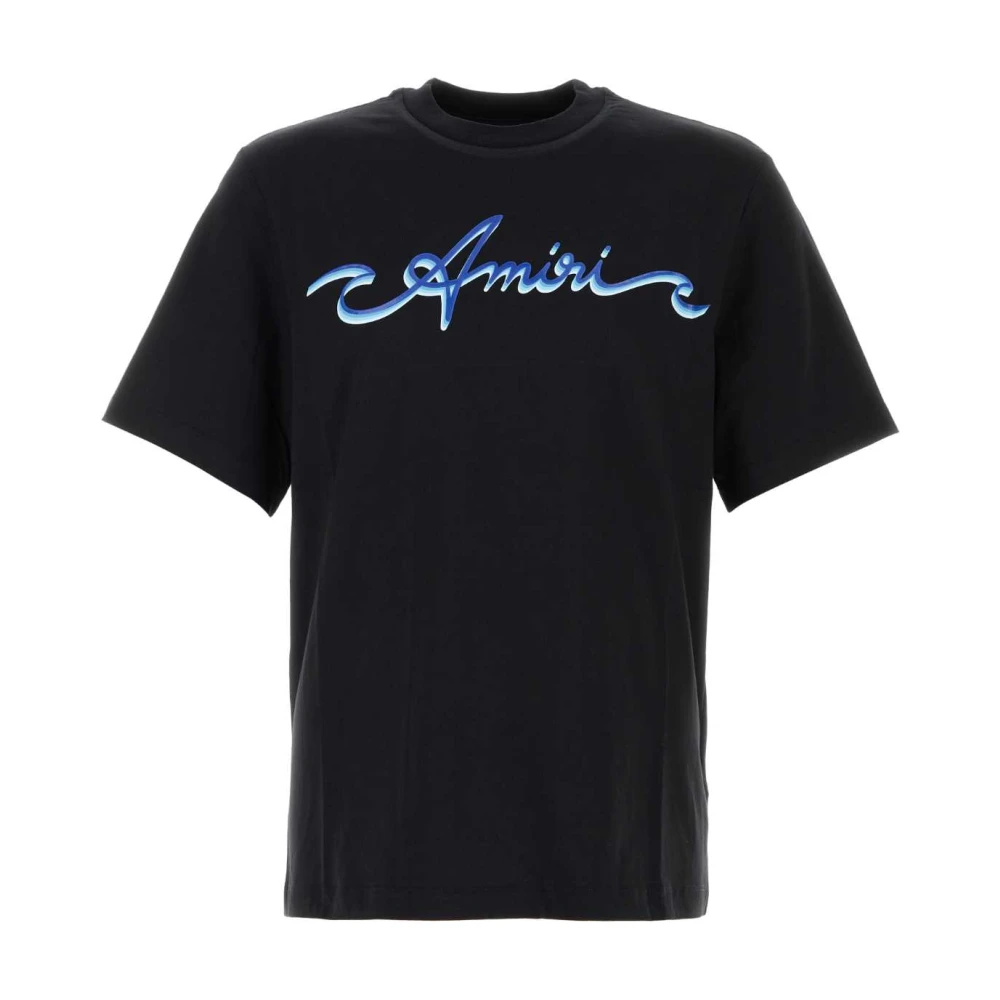 Amiri Klassiek Zwart Katoenen T-shirt Black Heren