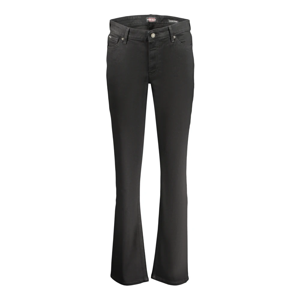 Guess Women's Black Bootcut Jeans, W29 L32, G08 Mid Rise Straight Jeans