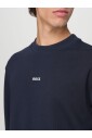 sweatshirt-col-rond-bleu