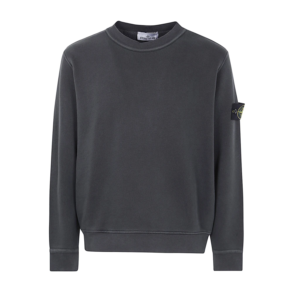 Stone Island Casual Hoodie Gray Heren