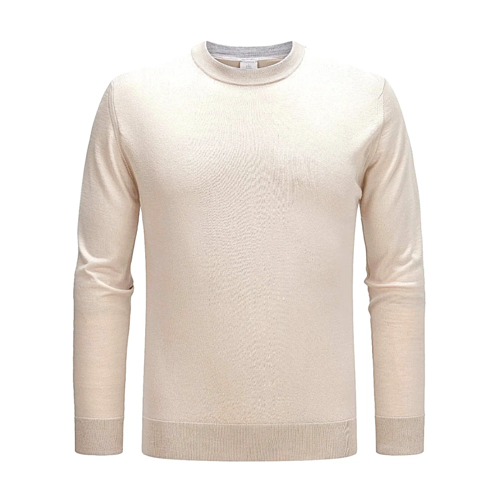 Eleventy Stijlvolle Gebreide Top Beige Heren