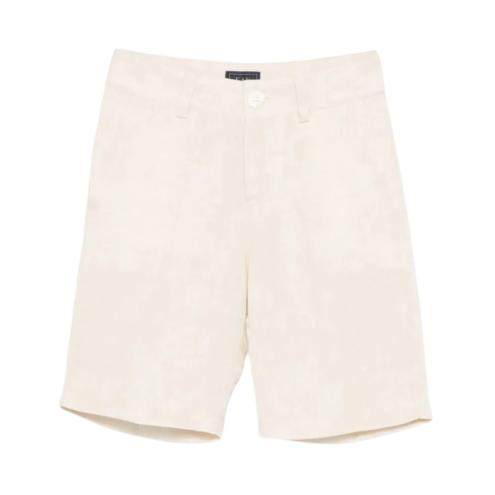 Fay Unisex Kids Beige Shorts, 6 Y, Suit Shorts