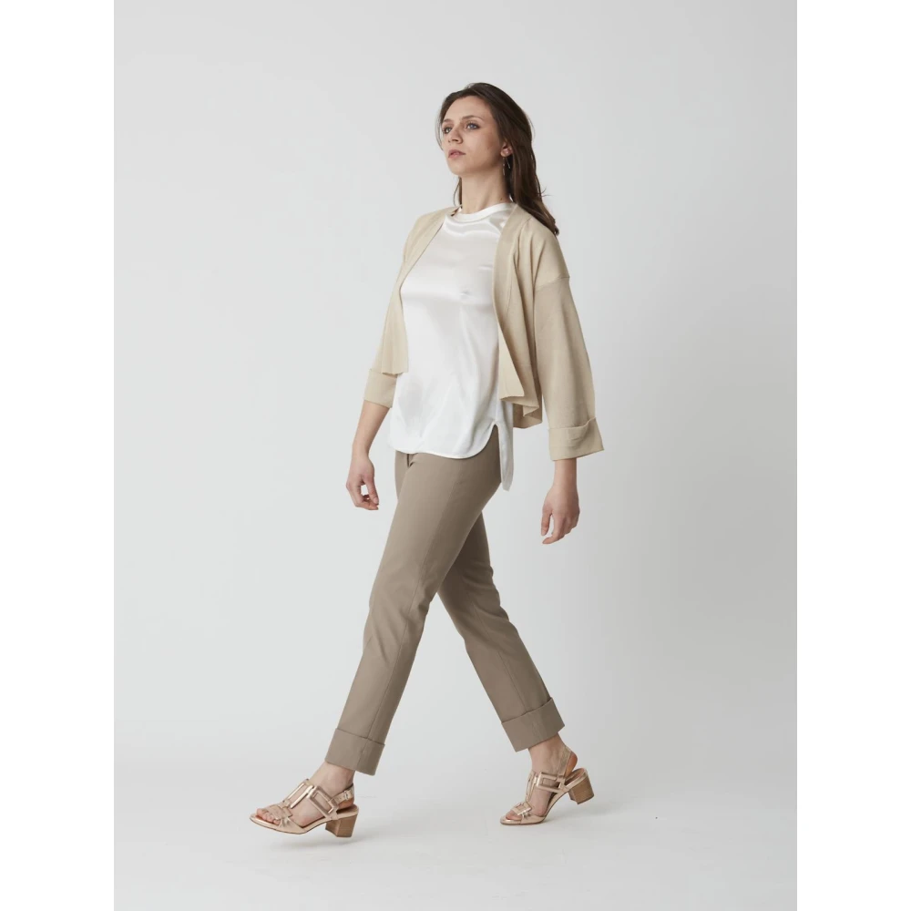 Alpha Studio Dames Vest Beige Dames