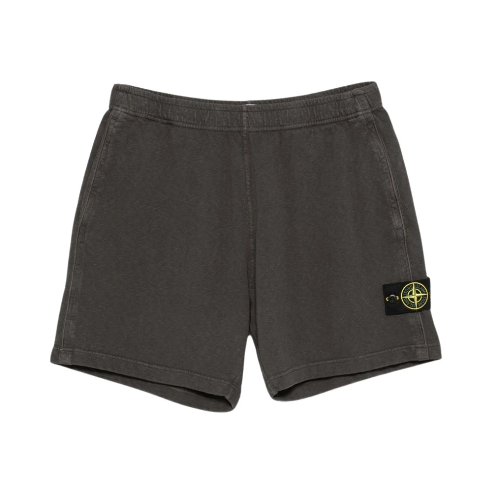 Stone Island Gray Bermuda Shorts - Male - Casual Shorts - L - Shorts