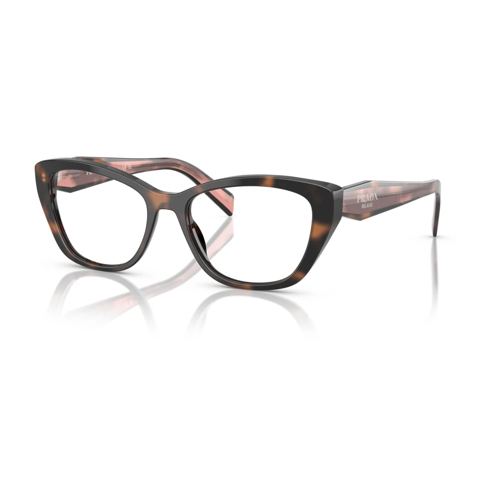 Prada Unisex Brown Stylish Eyewear Frames In Malva Havana Medium
