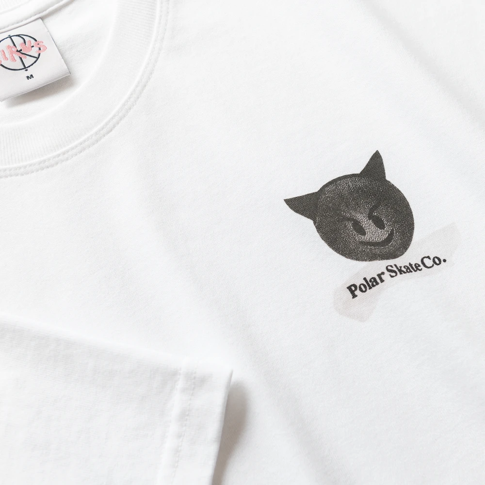 Polar Skate Co. Grafisch T-shirt voor mannen White Heren