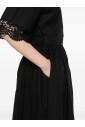 jupe-en-melange-de-coton-noir