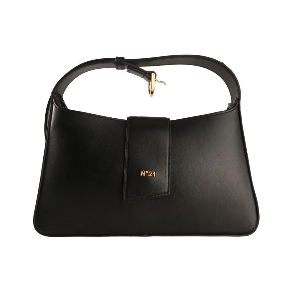 N21 Verstelbare schoudertas van polyester Black Dames