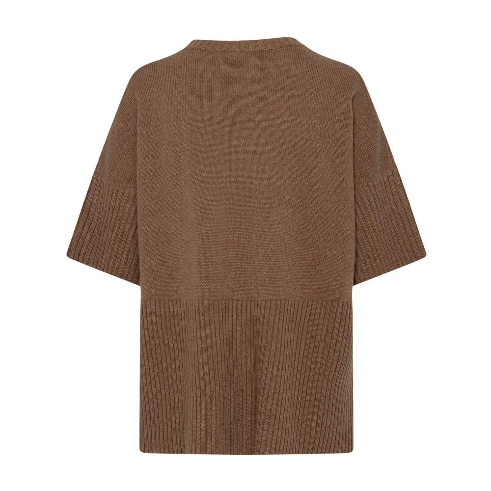 Max Mara Cashmere Manto Shirt Brown Dames