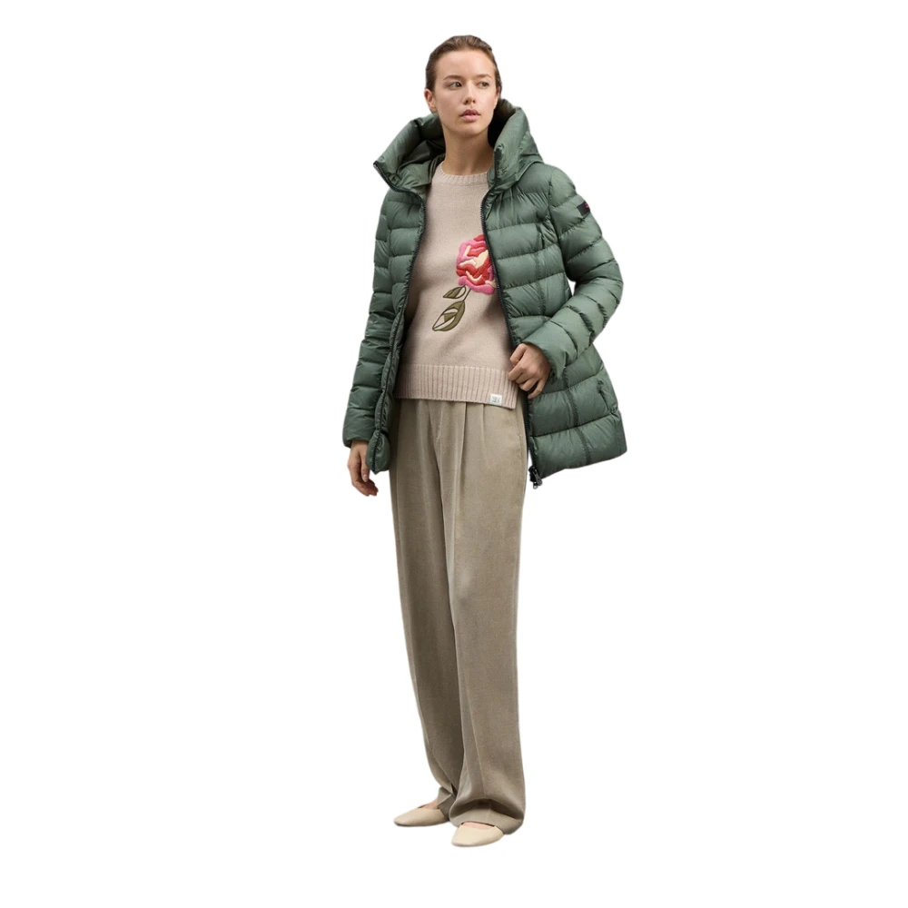Peuterey Groene Superlichte Donsjas Aw24 Green Dames