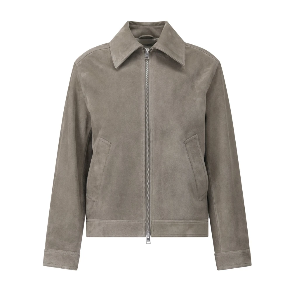 Jackets > Leather Jackets - - Ami Paris - Modalova