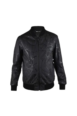 Python-effekt Läder Bomber Jacka