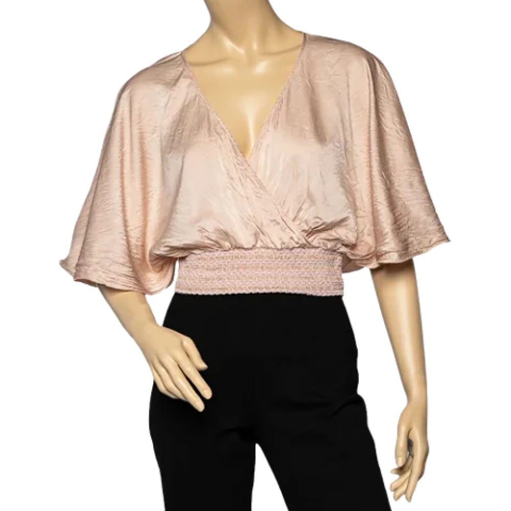Valentino Vintage Pre-owned Satin tops Pink Dames