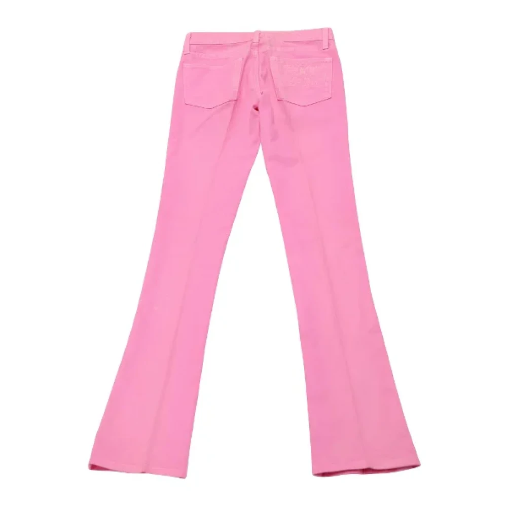 Ralph Lauren Pre-owned Cotton jeans Pink Dames