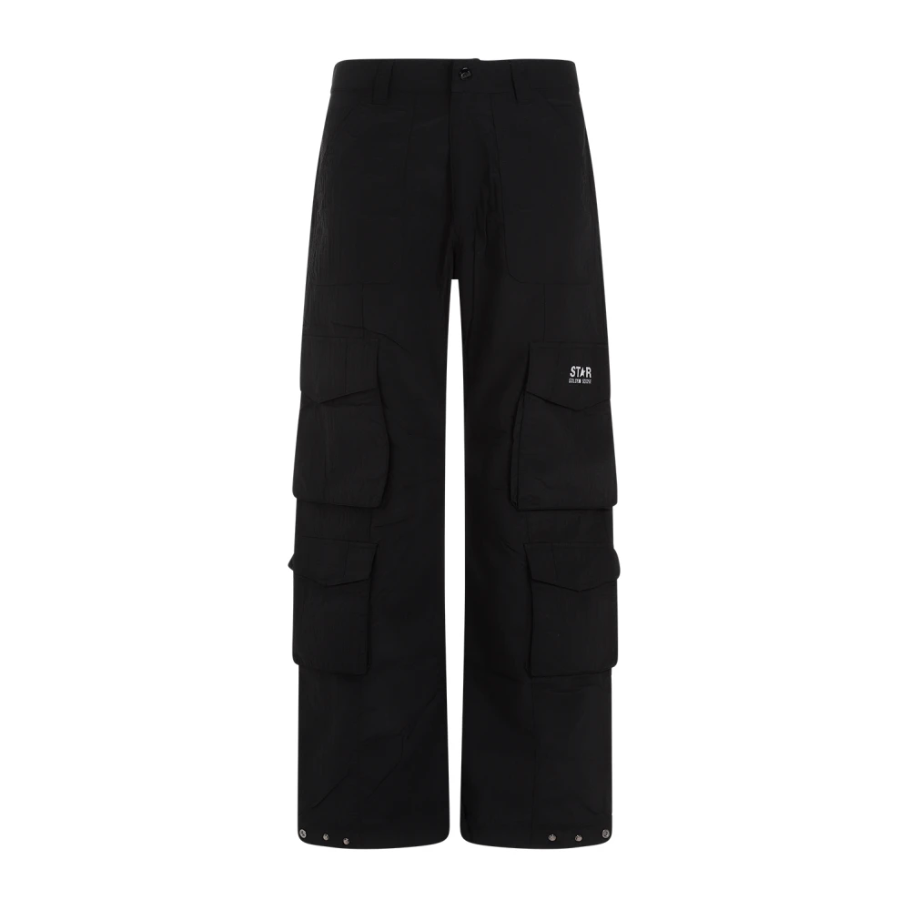 Golden Goose Cargo Ripstop Broek Black Heren