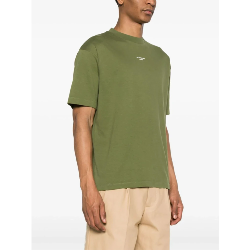 Drole de Monsieur Stijlvolle T-shirts en Polos Green Heren