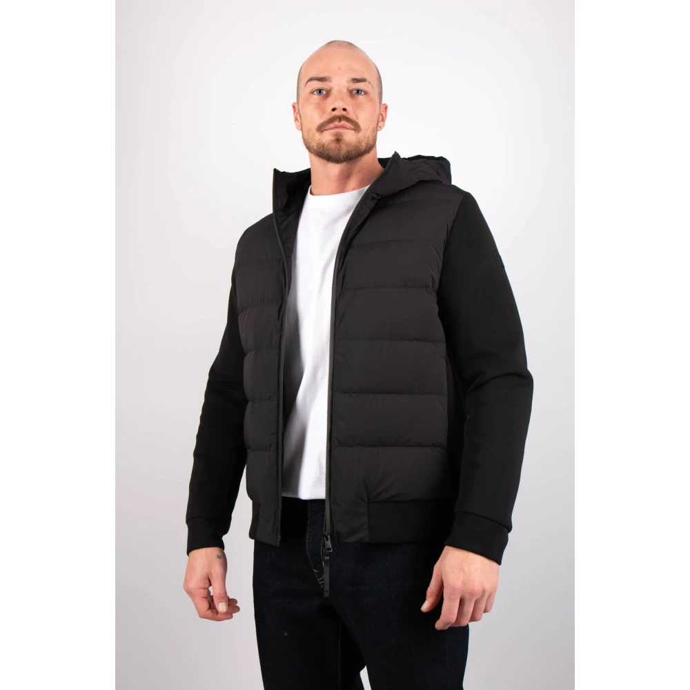 Duno Capuchonjas in zwart Black Heren