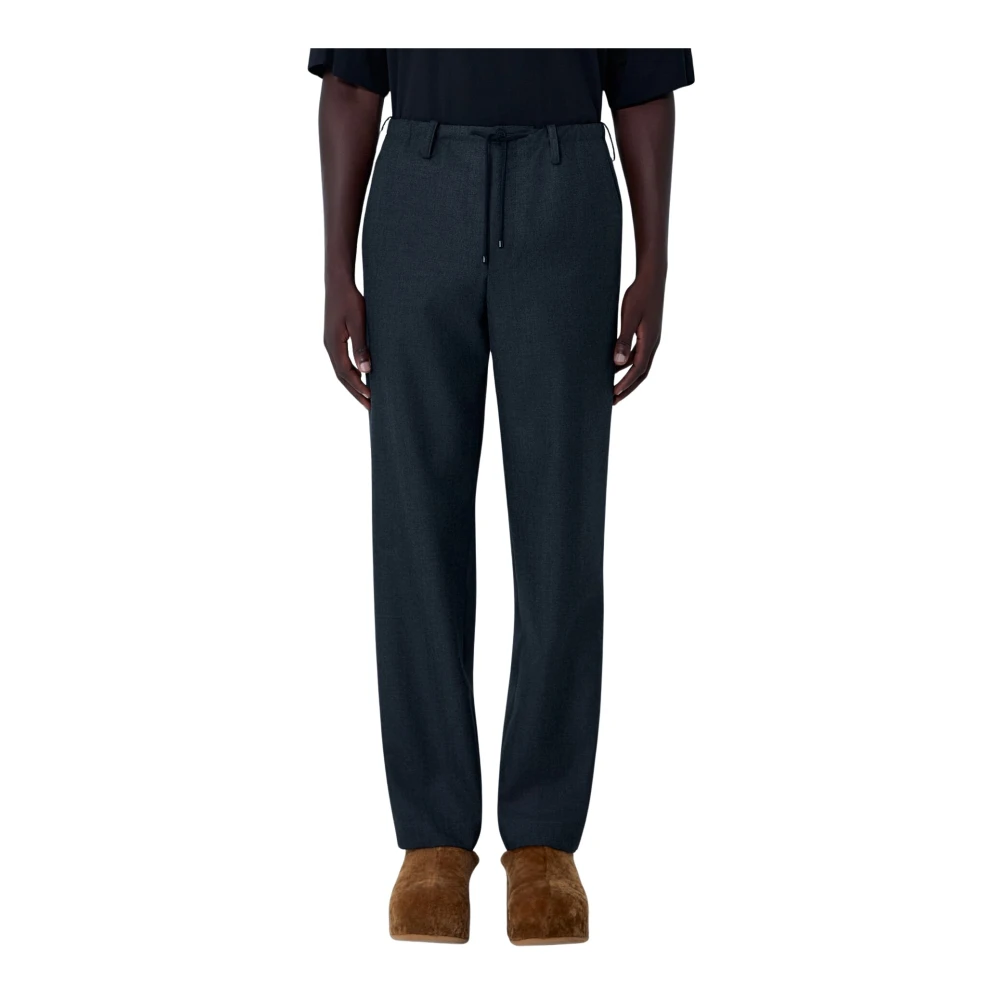 Dries Van Noten Uomo Grigio Pantaloni, S, New,