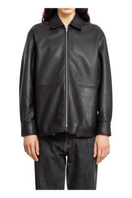 black-leather-shirt-with-classic-collar