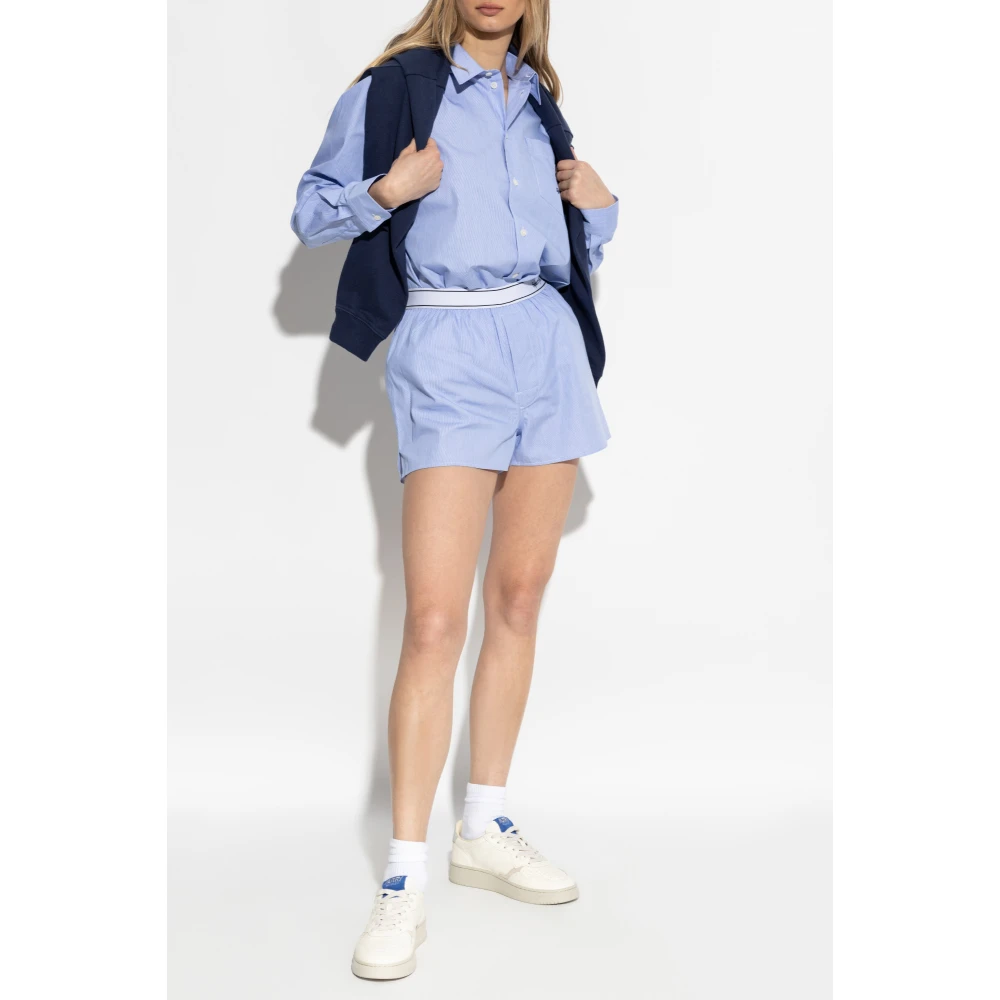 Sporty & Rich Shorts uit de Parijse collectie Blue Dames
