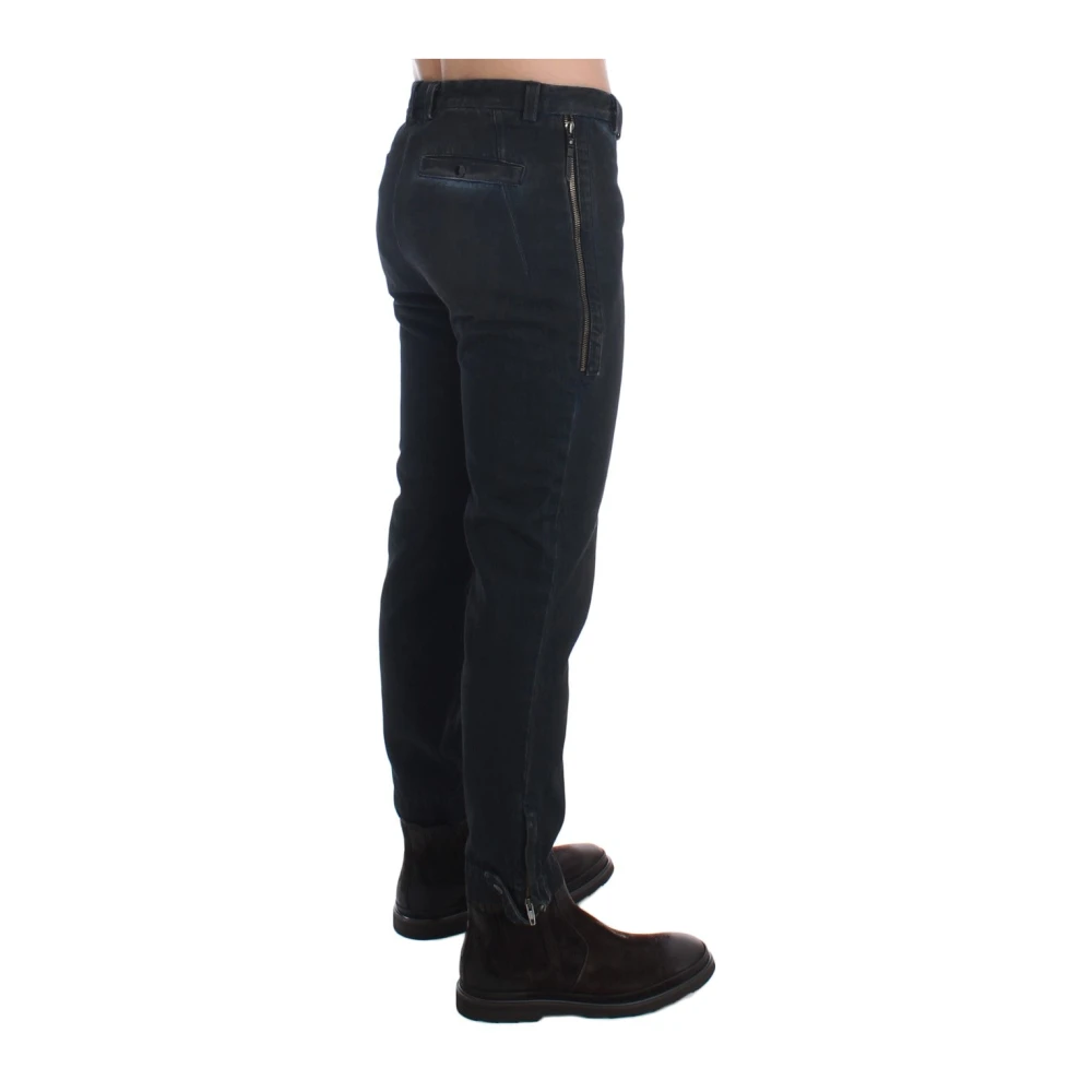 Costume National Blauwe Slim Fit Denim Jeans Blue Heren