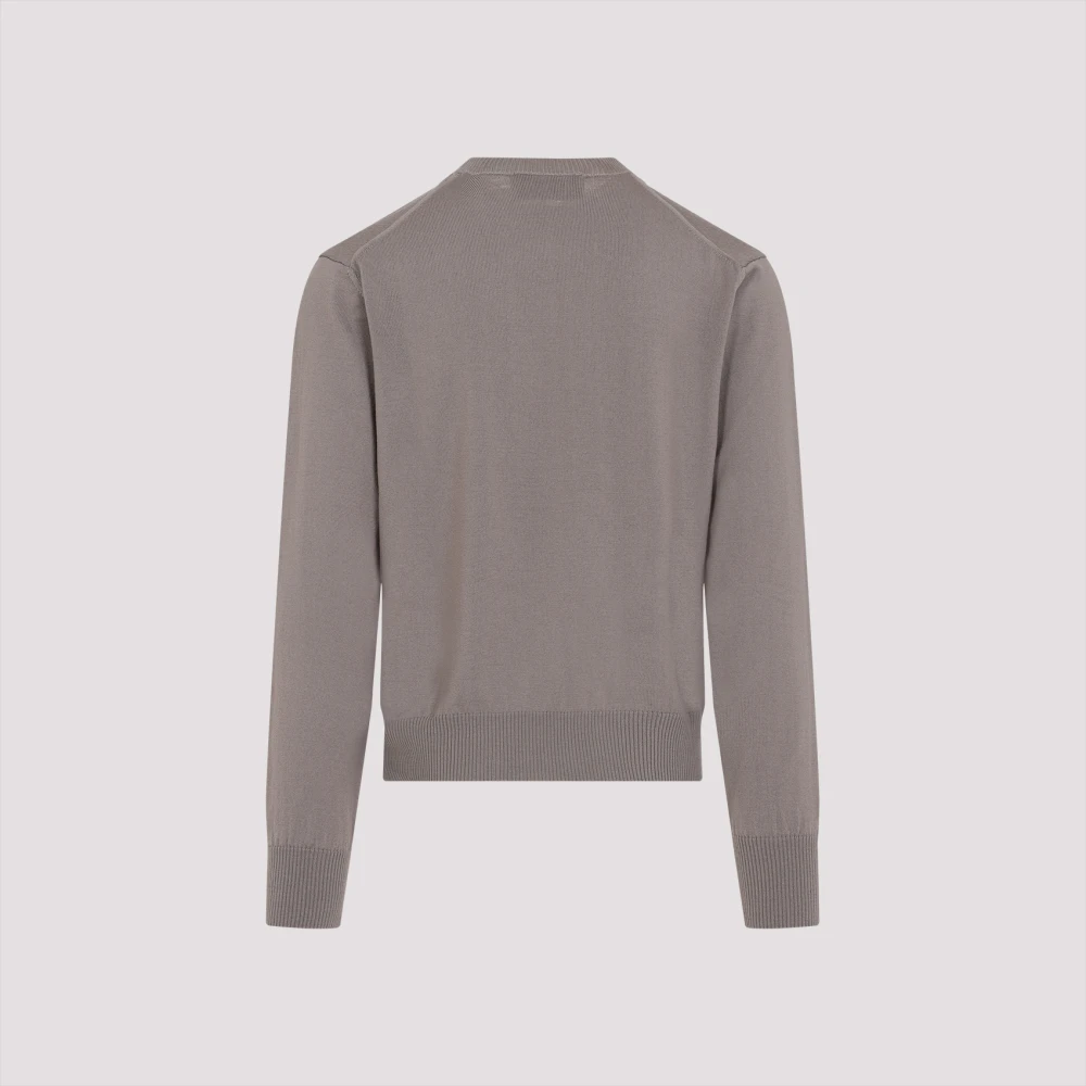 Ami Paris Elegante Grijze Trui Gray Heren
