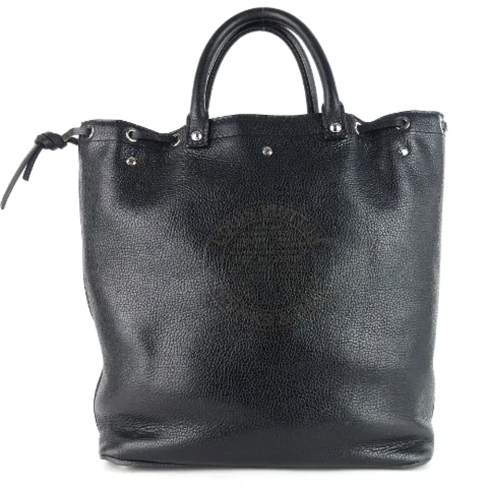 Louis Vuitton Vintage Pre-owned Leather totes Black Dames