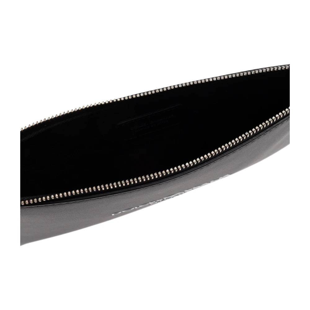 Dolce & Gabbana Leren schoudertas Black Heren