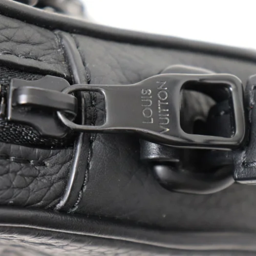 Louis Vuitton Vintage Pre-owned Leather clutches Black Dames