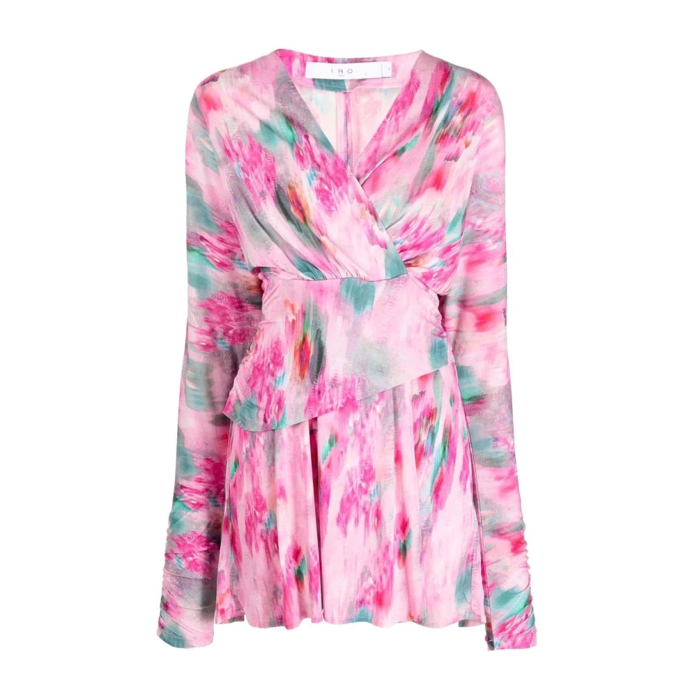 Iro Pink Short Dresses, Female, S, Zola Dress