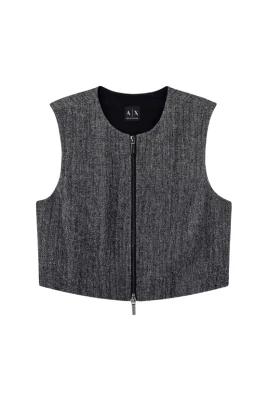 Slim Textured Zip Vest
