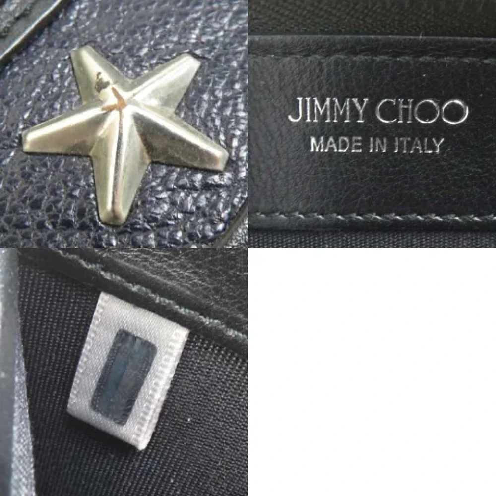 Jimmy Choo Pre-owned Leather wallets Black Dames