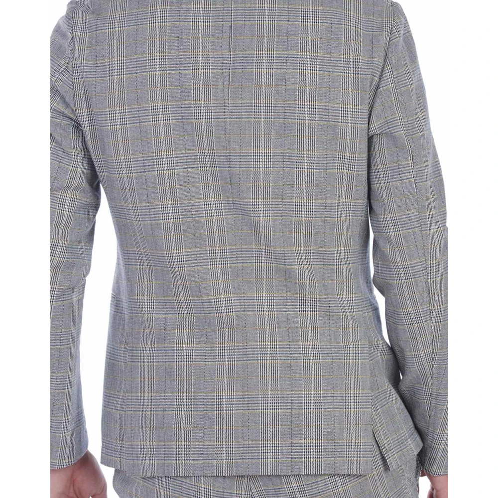 Daniele Alessandrini Elegant Suit Jacket Evora Multicolor Heren