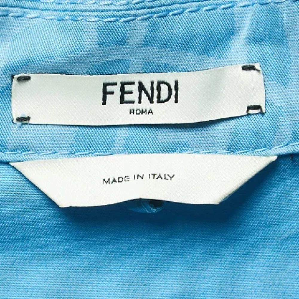 Fendi Vintage Pre-owned Cotton tops Blue Dames