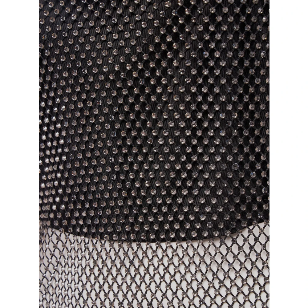 SPORTMAX Valdai Top in Viscosestof Black Dames