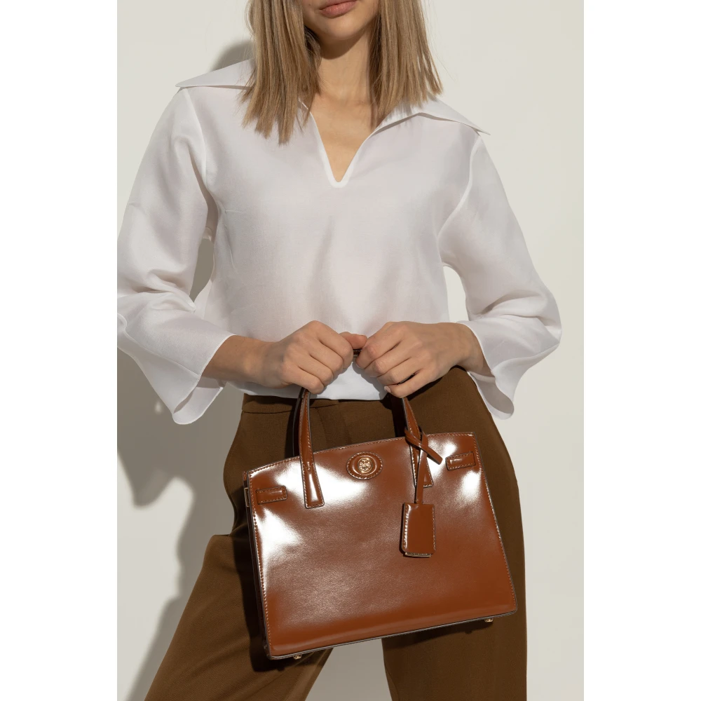 TORY BURCH Handtas Robinson Klein Brown Dames