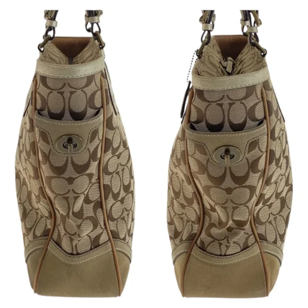 Coach Pre-owned Canvas totes Beige Dames