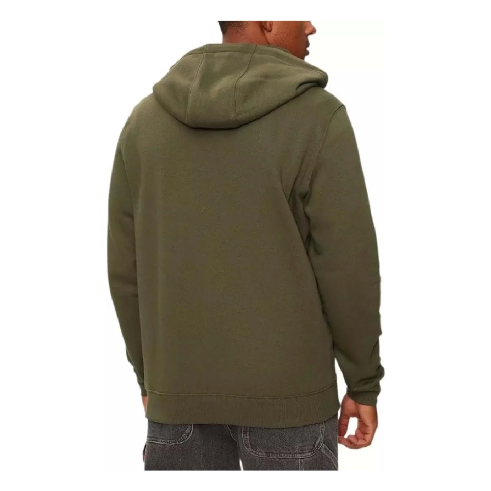 Tommy Jeans Hoodie Green Heren