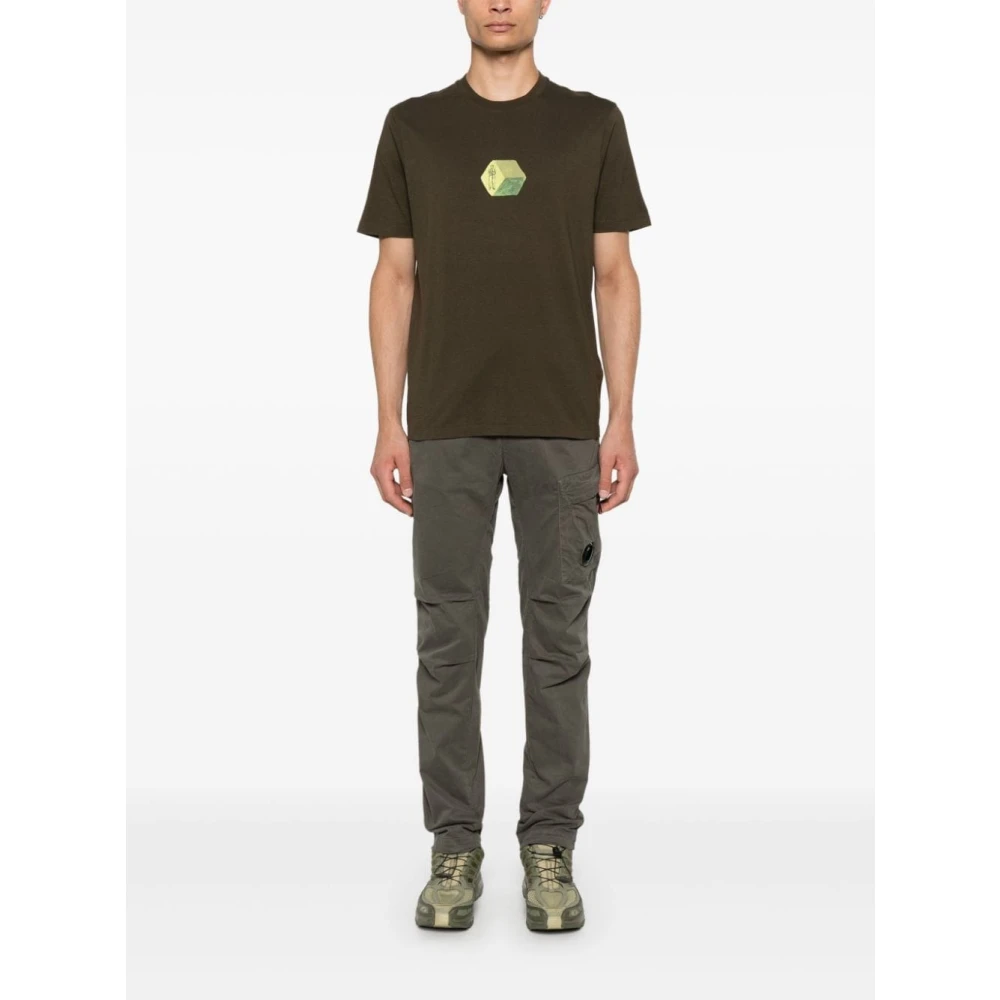 C.P. Company Cargo Zak Rechte Broek Green Heren