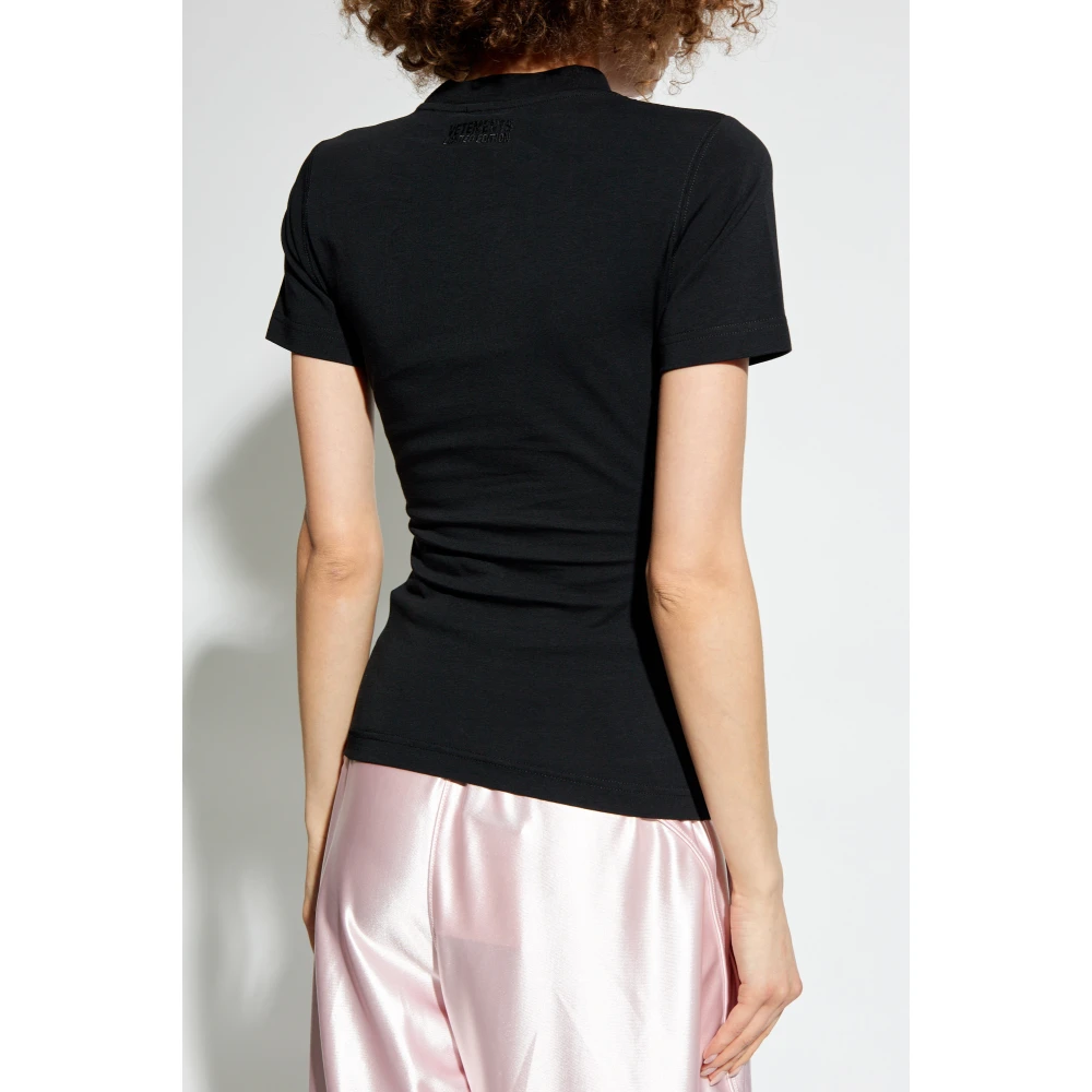 Vetements T-shirt met logo Black Dames