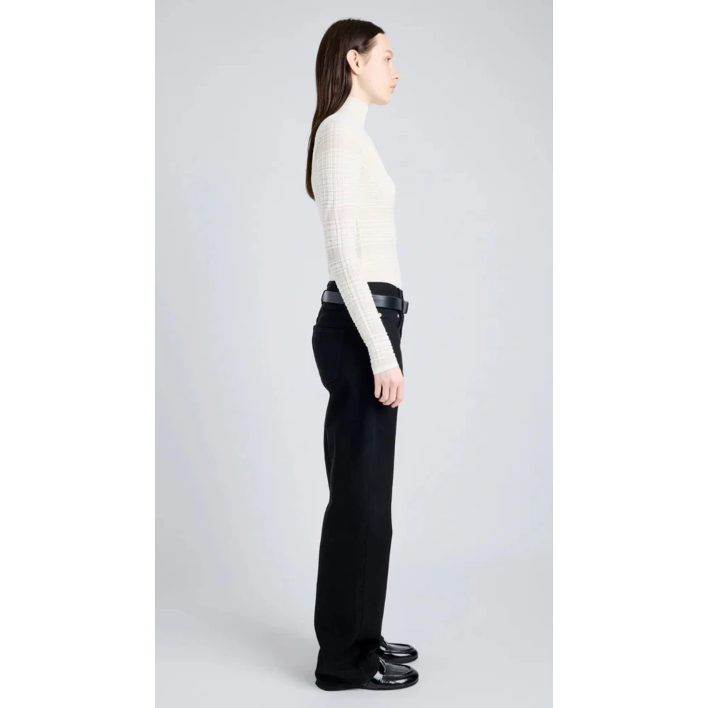 Proenza Schouler Albasten Ruit Gebreide Trui White Dames