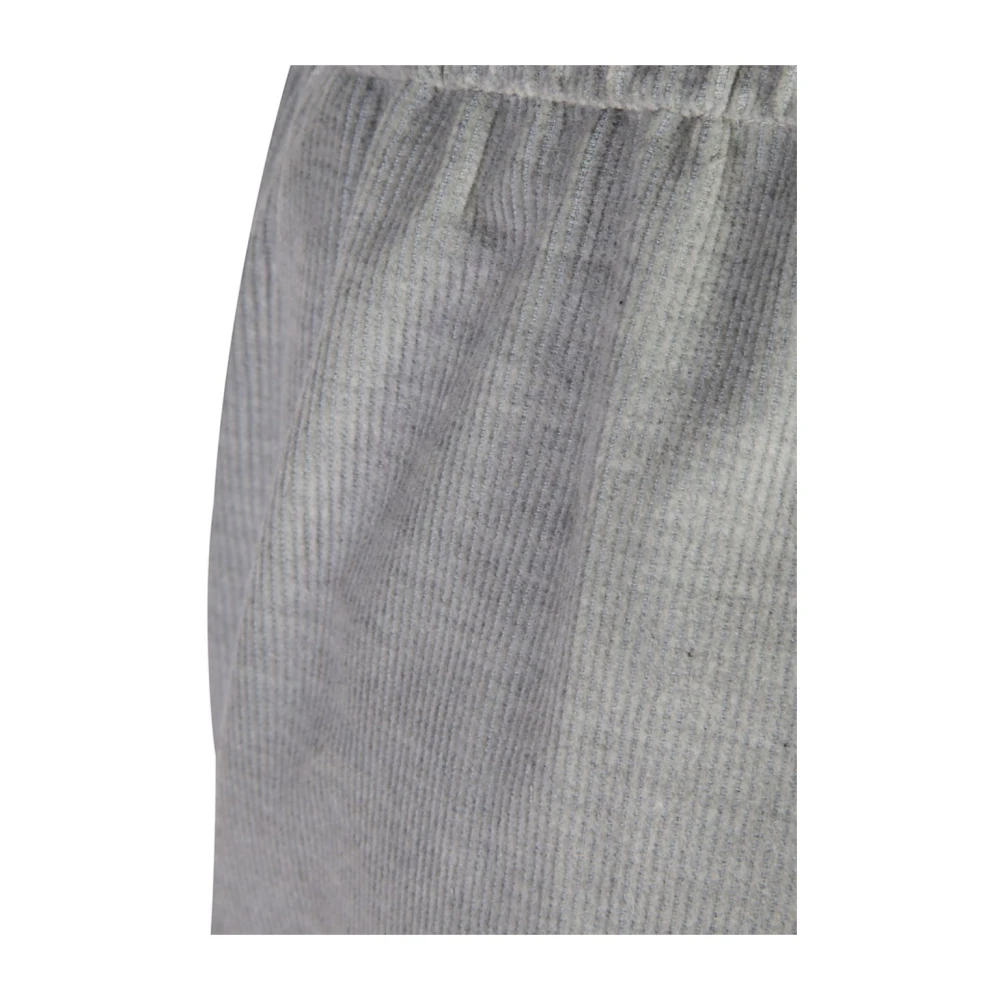 Le Tricot Perugia Slim-Fit Grijze Broek Aw24 Gray Dames
