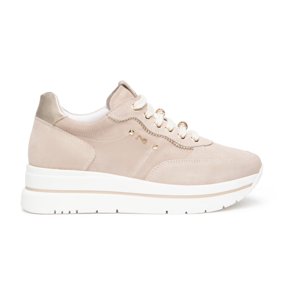 Nerogiardini E615200D-677 Sneaker Dames Schoenen Beige