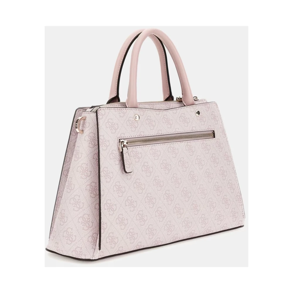 Guess Luxe Satchel Handtassen Pink Dames