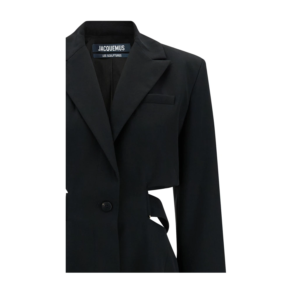 Jacquemus Zwarte jurken LA Robe Bari Black Dames